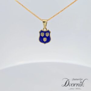 Grb Dalmacije - 18kt pozlata