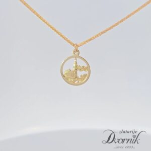 Privjesak od kampanela svetoga Duje - 14kt zlato