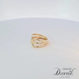 Three line prsten - 14 kt zlato