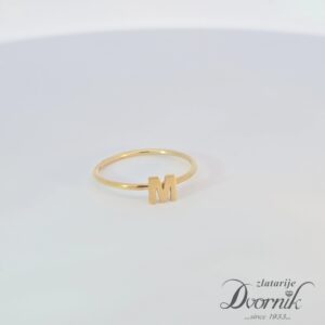 Slovo M - 18kt pozlata