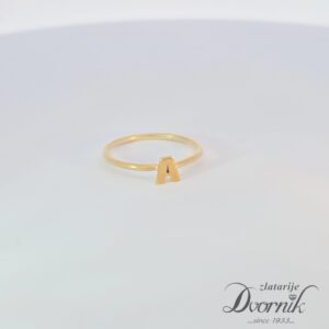 Slovo A - 18kt pozlata