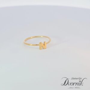 Slovo N - 18kt pozlata