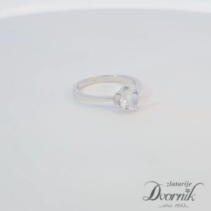 Argentum in solitaire - 1 CT EX cirkon