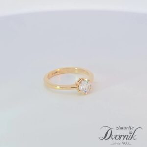 Solitaire in motion 0.50 CT - Moissanite