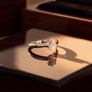 Pear cut solitaire 1.00 CT - Laboratorijski dijamanti
