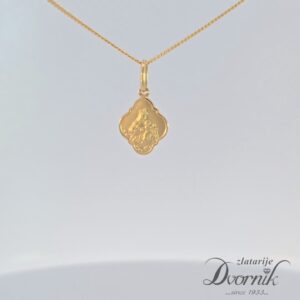 Djevica Marija i Isus - 14kt zlato
