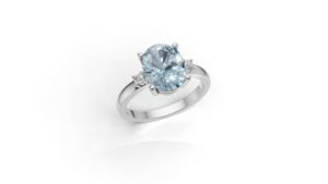 The quest for perfect Aquamarine 14kt - Aquamarine & DIA