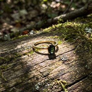 Turmaline with love - 14kt zlato