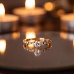 Pavé set 0.59 CT - Moissanite